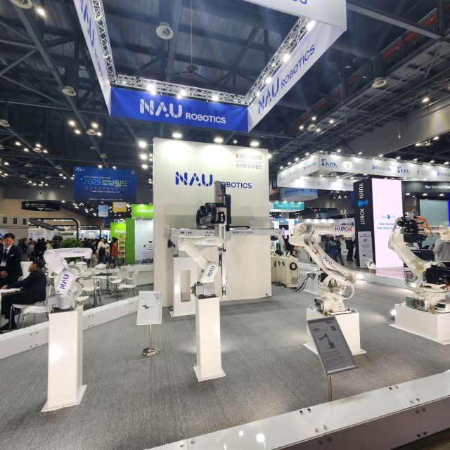 나우로보틱스 전시부스 전경. 한양경제 하재인