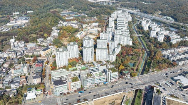 의왕시 송연조사 실시지역인 청계지구 전경. 의왕시 제공