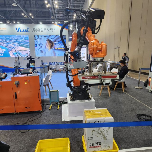 유일로보틱스 다관절 로봇 YMS 시리즈. 한양경제 하재인