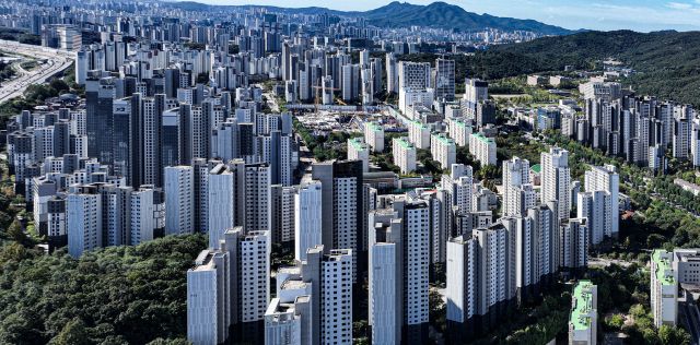 기사와 관련 없는 자료 사진. 경기도 내 한 아파트단지 모습. 경기일보DB