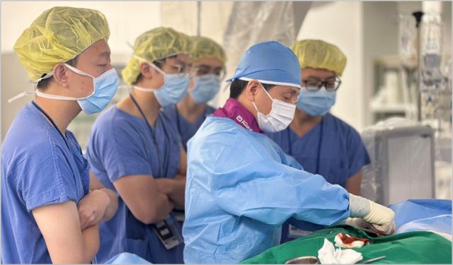 임홍의 중앙대학교광명병원 부정맥센터 교수가 시술하고 있다. 중앙대 광명병원