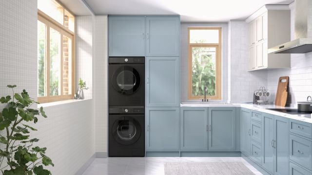 삼성전자 고효율 세탁기와 건조기 라이프스타일 이미지. 삼성전자 제공
