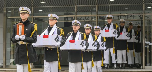 육군 5군단, 2025년 6·25 전사자 발굴 유해 합동영결식 [포토뉴스]