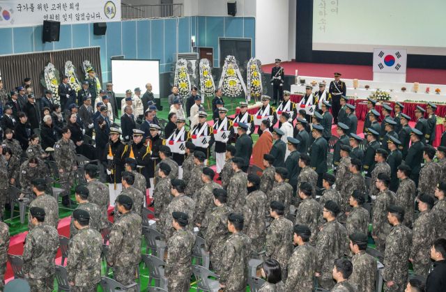 육군 5군단, 2025년 6·25 전사자 발굴 유해 합동영결식 [포토뉴스]