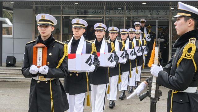 육군 5군단, 2025년 6·25 전사자 발굴 유해 합동영결식 [포토뉴스]