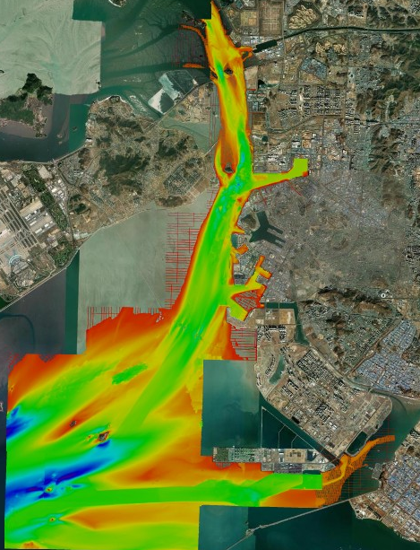 2025년 인천항 항만해역 정밀 수로측량 자료. 국립해양조사원 제공