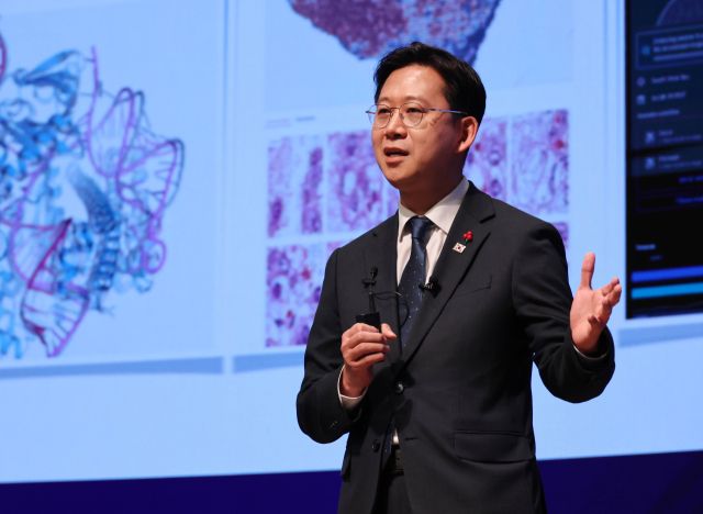 배경훈 부총리 겸 과학기술정보통신부 장관이 18일 대한상공회의소에서 열린 최고경영자(CEO) 조찬 간담회에서 발언하고 있다. 대한상의 제공