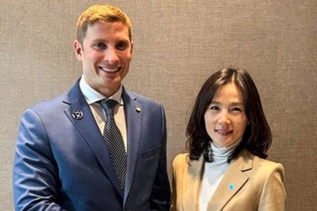 제이콥 헬버그 차관(왼쪽). 외교부 제공