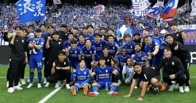 수원 삼성이 K리그1 복귀를 위한 승강 플레이오프에서 사력을 다하겠다는 각오다. 수원 제공