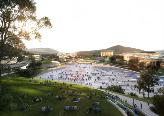 세종 국가상징구역 시민공간 조감도. 행복청 제공