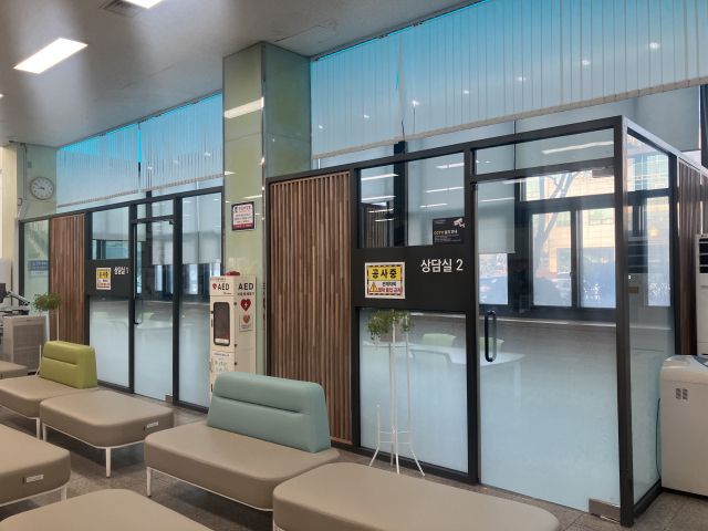 인천 남동구가 구청에 마련한 민원접견실. 인천 남동구청 제공