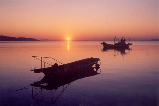 동막해변 분오리돈대 낙조