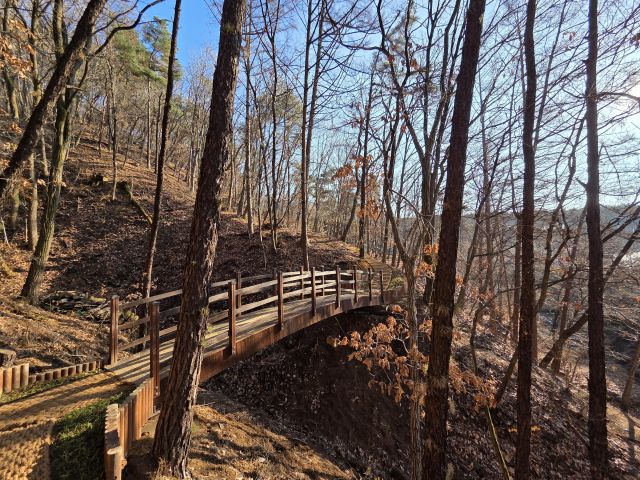 하남시 ‘친환경 검단산 둘레길’ 전경. 하남시 제공