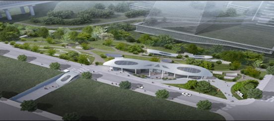 과천 지식정보타운 역 조감도. 과천시 제공