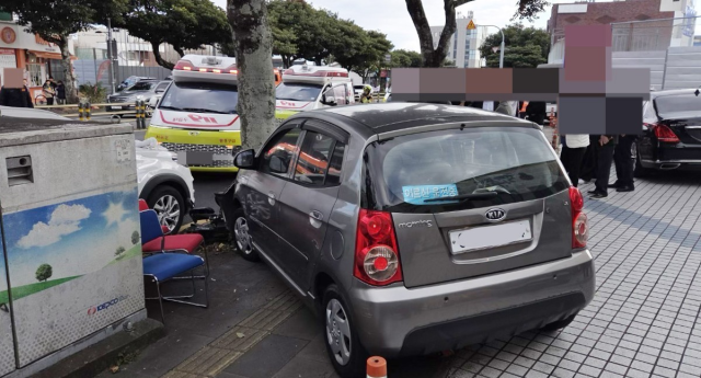 사고 차량. 제주도소방안전본부 제공