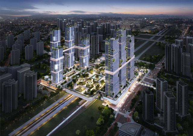 평택지제역 미래형 복합환승센터 조감도. 평택시 제공