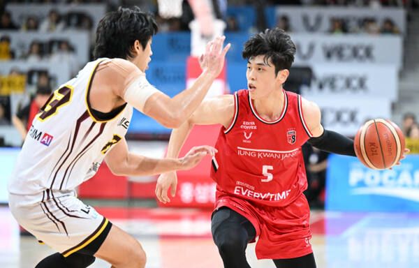 2주간의 국가대표 휴식기서 공격 재정비를 마친 안양 정관장이 4일 부산 KCC와 리그 원정 경기를 치른다. 정관장 제공