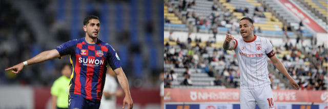 4일 오후 7시 부천종합운동장서 수원FC와 부천FC가 하나은행 K리그 승강 플레이오프 1차전을 치른다. 프로축구연맹 제공