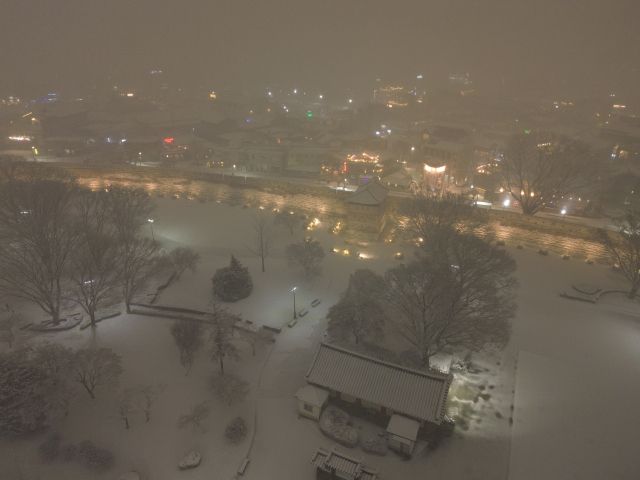 폭설이 내린 4일 오후 수원특례시 화서공원 일대가 온통 눈으로 덮여 있다.조주현기자