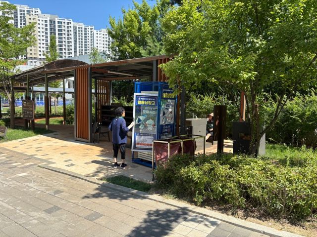 감일동에 추가 설치된 ‘얼음냉장고’. 하남시 제공