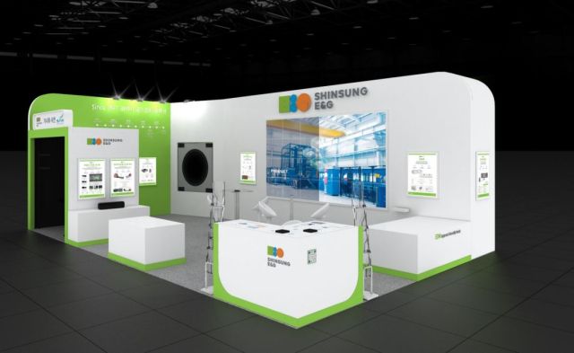 세미콘 코리아 2025 신성이엔지 전시관 조감도. 신성이엔지 제공