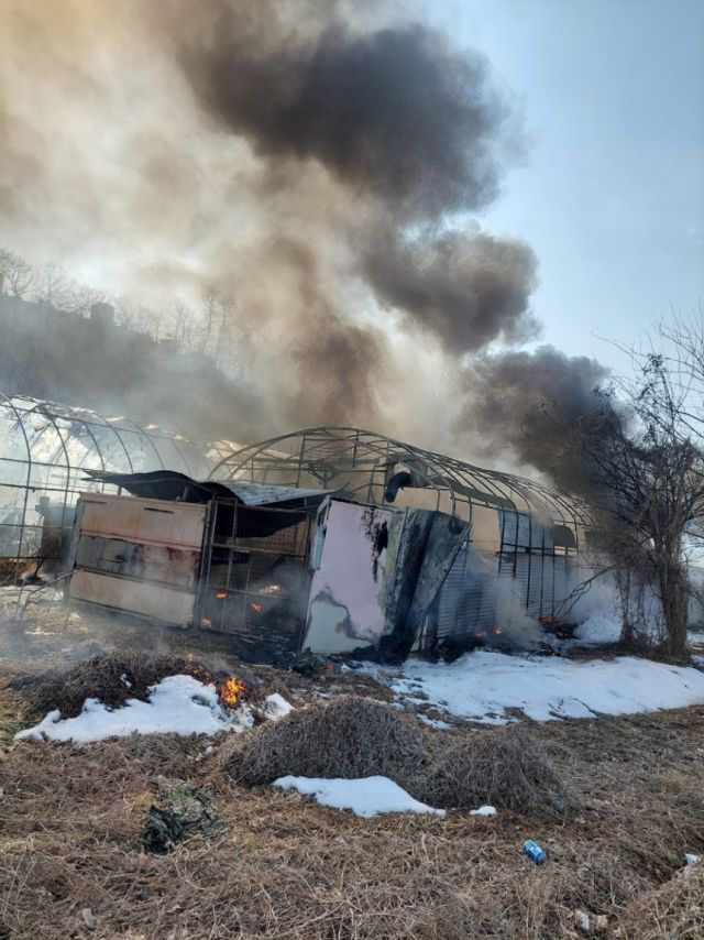 화재 현장. 경기도소방재난본부 제공