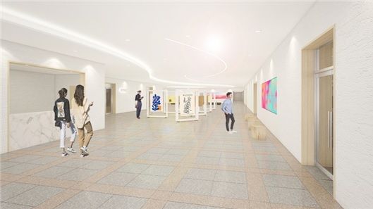 인천문화예술회관 전시실 조감도. 시 제공