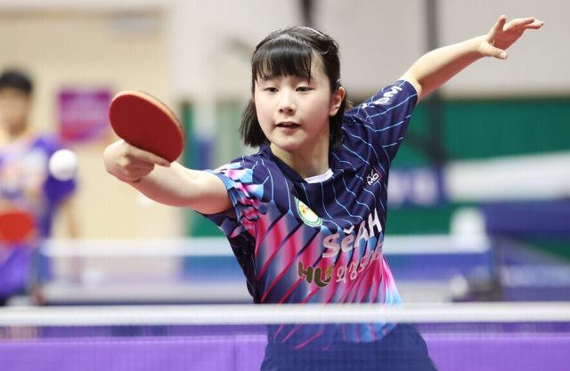‘2025 WTT(월드테이블테니스) 유스 컨텐더 도하’ 여자 19세 이하(U-19) 단식 우승 허예림.더 핑퐁 제공