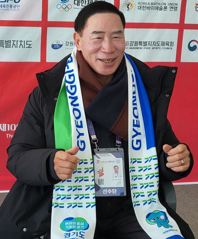 이원성 경기도선수단장.황선학기자