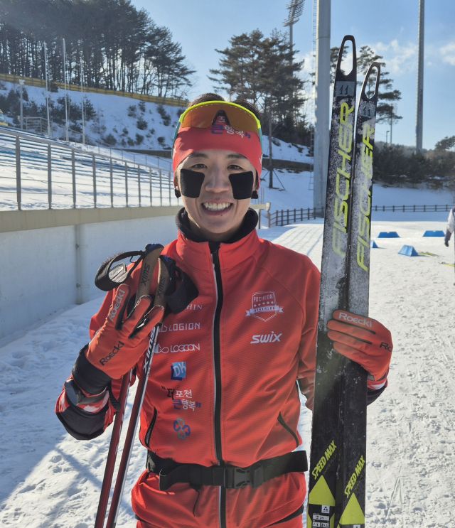 제106회 전국동계체육대회 바이애슬론 남자 일반 2관왕 최두진.임창만 기자