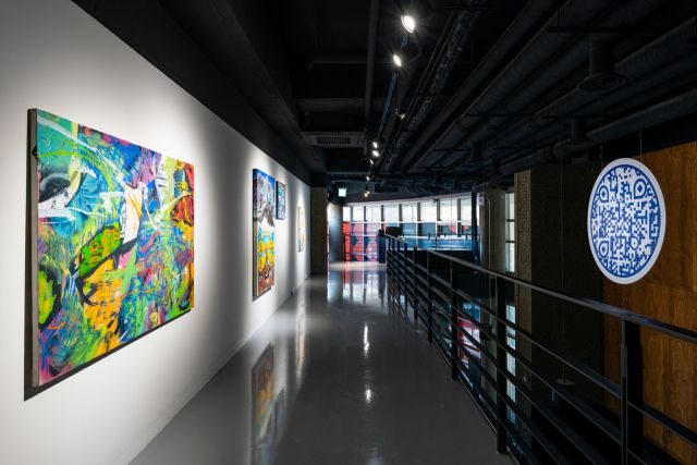 성남문화재단에서 진행하는 2025 성남작가조명전 디바운더리 전시전경. 재단 제공