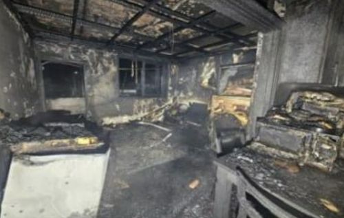 용인 처인구 다세대주택 화재현장. 경기도소방재난본부 제공