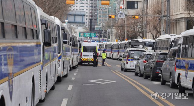 윤석열 대통령 탄핵심판 최종 변론일, 헌법재판소 모습 [포토뉴스]