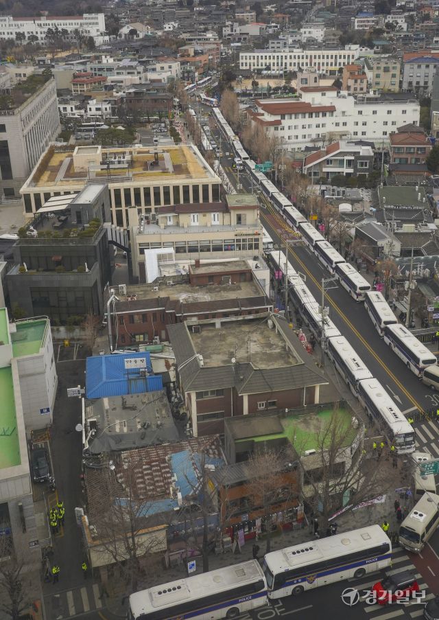 윤석열 대통령 탄핵심판 최종 변론일, 헌법재판소 모습 [포토뉴스]