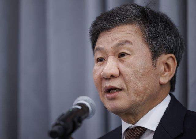 정몽규 현 대한축구협회장이 4연임에 성공했다. 연합뉴스