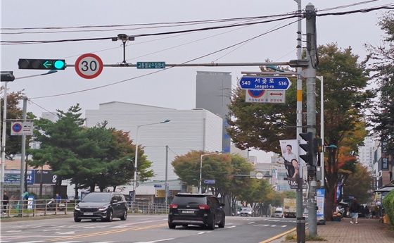 스마트 교차로. 인천시 제공