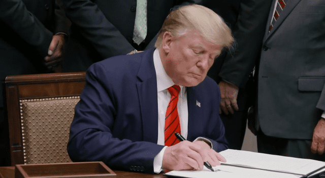 도널드 트럼프 미국 대통령.백악관