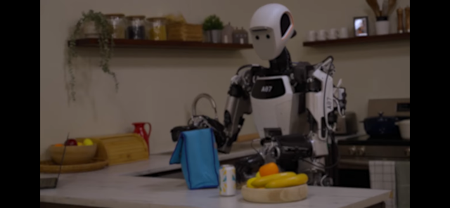 도시락을 싸는 로봇. 구글 딥마인드 유튜브 채널 캡쳐