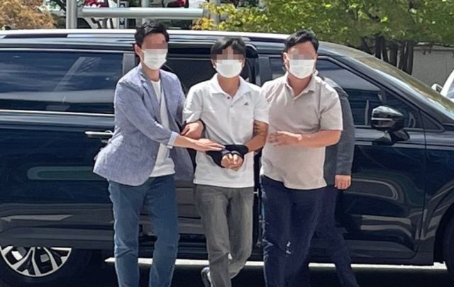 '자주통일 충북동지회' 조직원 손모(47)씨. 연합뉴스