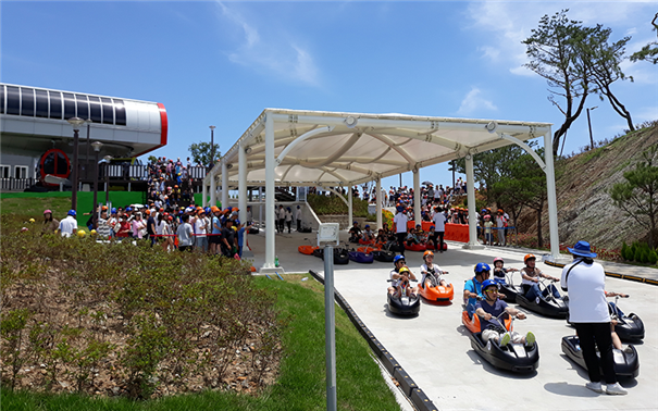 강화종합리조트 관광단지 루지 전경. 인천시 제공