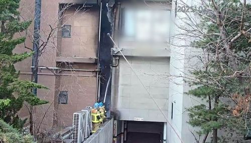 화성 반송동 상가 건물 화재현장. 경기도소방재난본부 제공