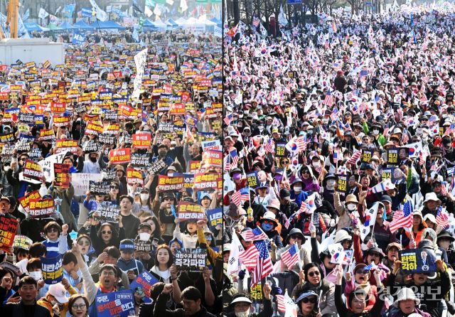 탄핵 찬반 집회 [포토뉴스]
