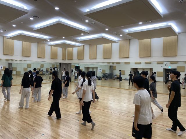 2024년 경기틴즈연극·뮤지컬 용인 연습 현장 모습. 용인문화재단 제공