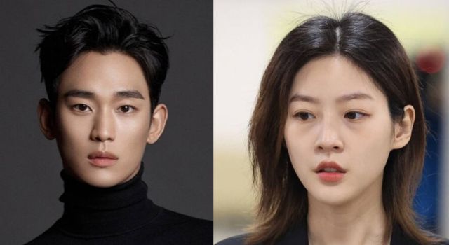 배우 김수현, 배우 고 김새론. 골드메달리스트, 연합뉴스