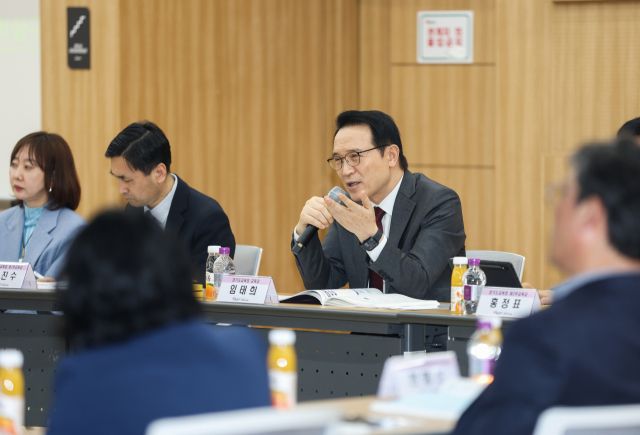 임태희 경기도교육감이 28일 남부청사에서 열린 ‘2025 직속기관장 협의회’에 참석했다. 경기도교육청 제공