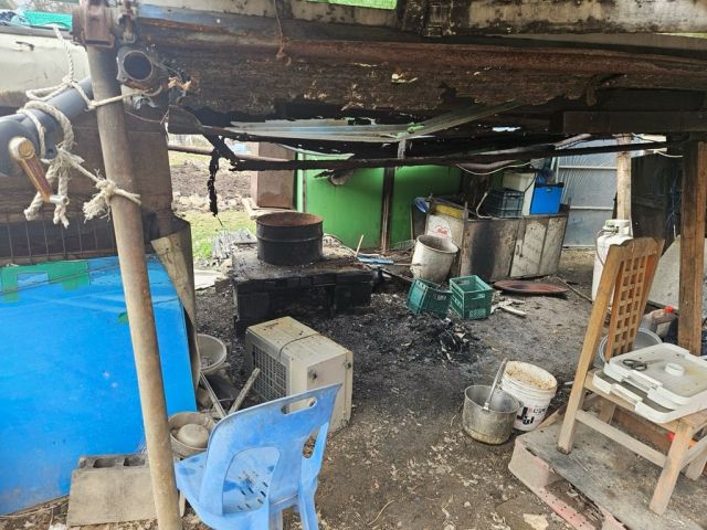 양서면 목왕리 화재 현장 모습.양평소방서 제공