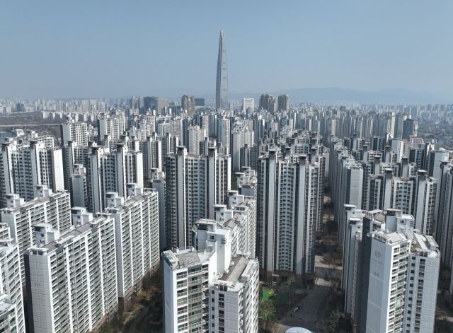 서울 송파구 일대 아파트 단지 모습. 연합뉴스