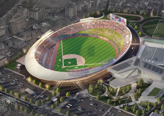 성남야구전용구장 조감도. 성남시 제공