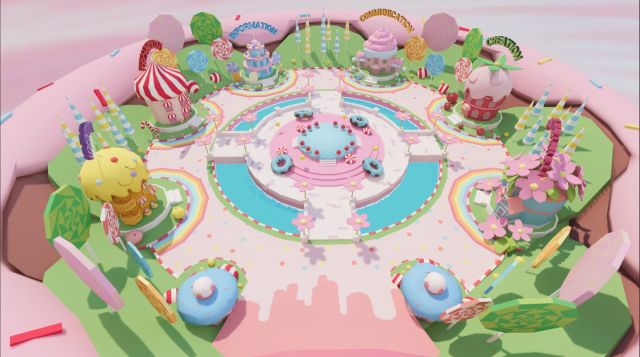 초등학생 대상 ‘디지털 시민교육 가상현실 플랫폼 하이랜드’ 서비스. 경기도교육청 제공