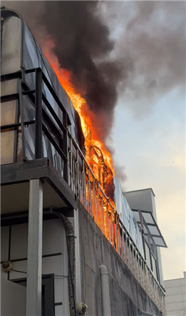 화재 현장. 성남소방서 제공